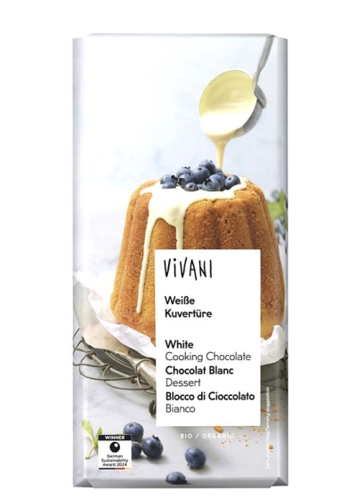 BIO Čokoláda bílá na vaření (Vivani)