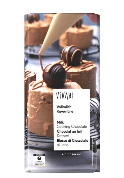 BIO Čokoláda mléčná na vaření (Vivani)