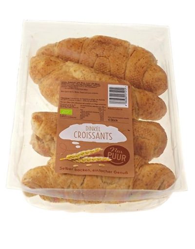 BIO Croissanty špaldové předpečené (Nur Puur)