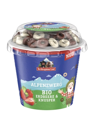 BIO Jogurt jahodový s čoko-kroužky (BGL)