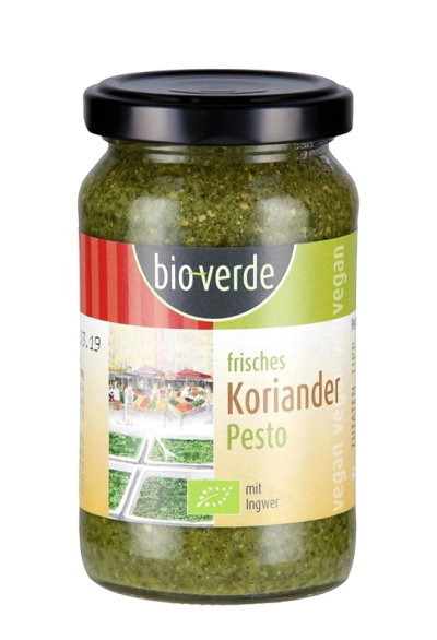 BIO Pesto koriandr se zázvorem (Bio-verde)