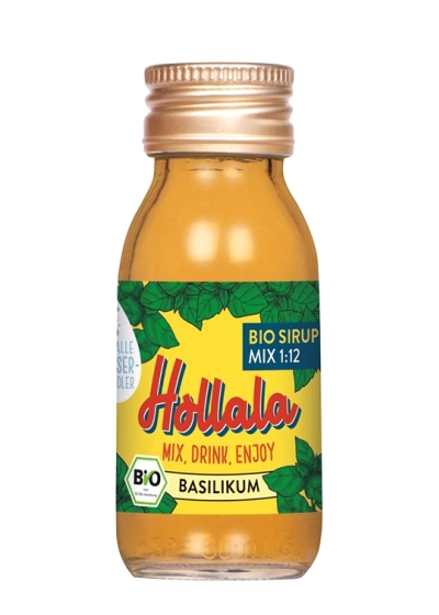 BIO Sirup bazalka HOLLALA