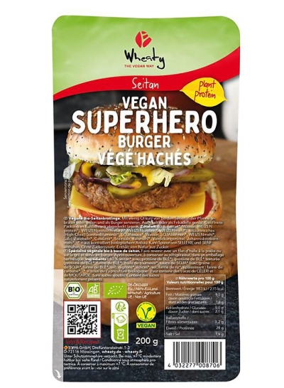 BIO Veganský burger Superhero (Wheaty)